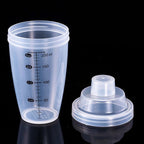 Generic Clear Plastic Shaker Bottle with Measurement Scale - 200ml - image 5