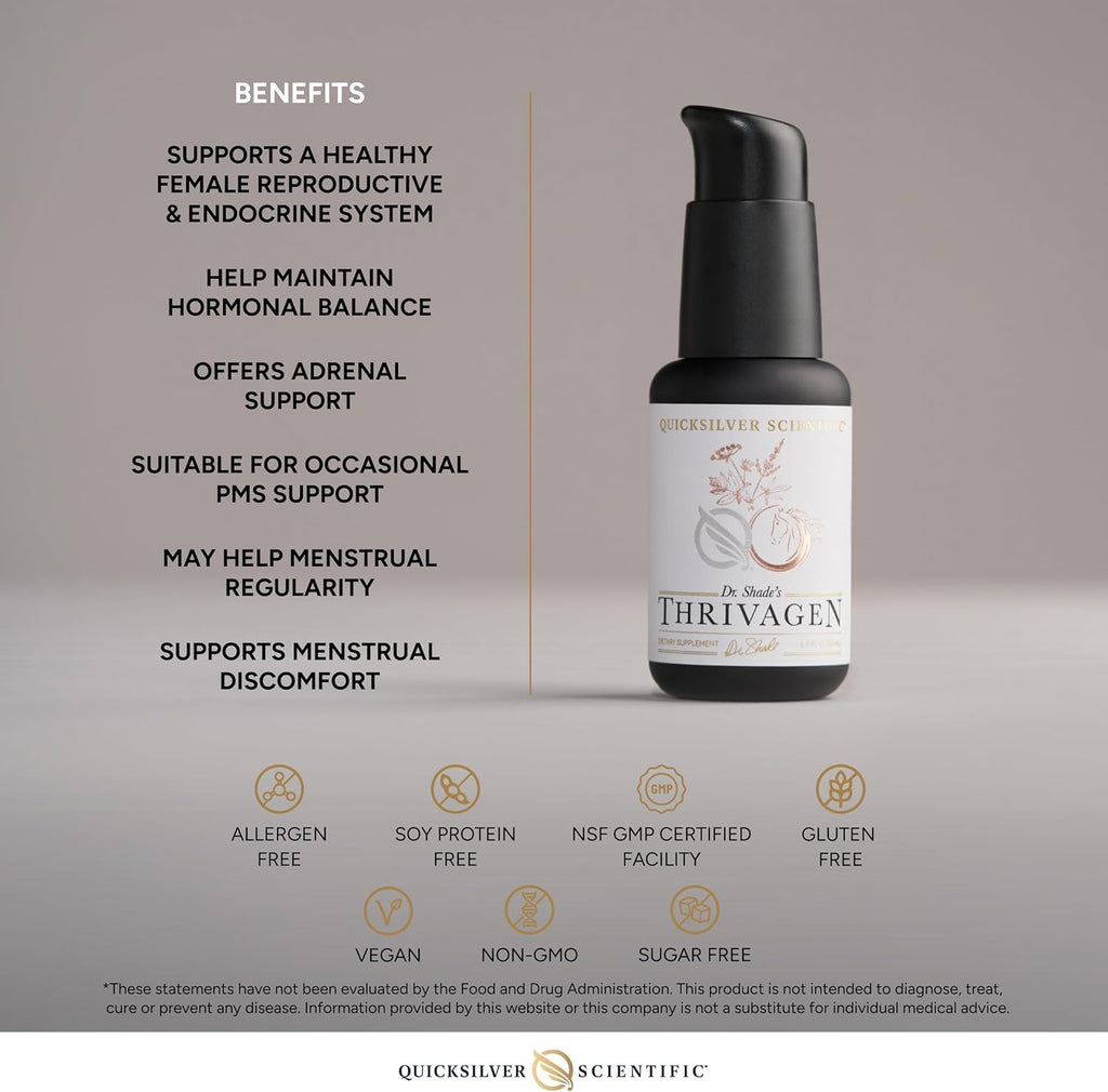 Quicksilver Scientific Thrivagen Rhodiola Maca Root Liquid - 50ml - image 4
