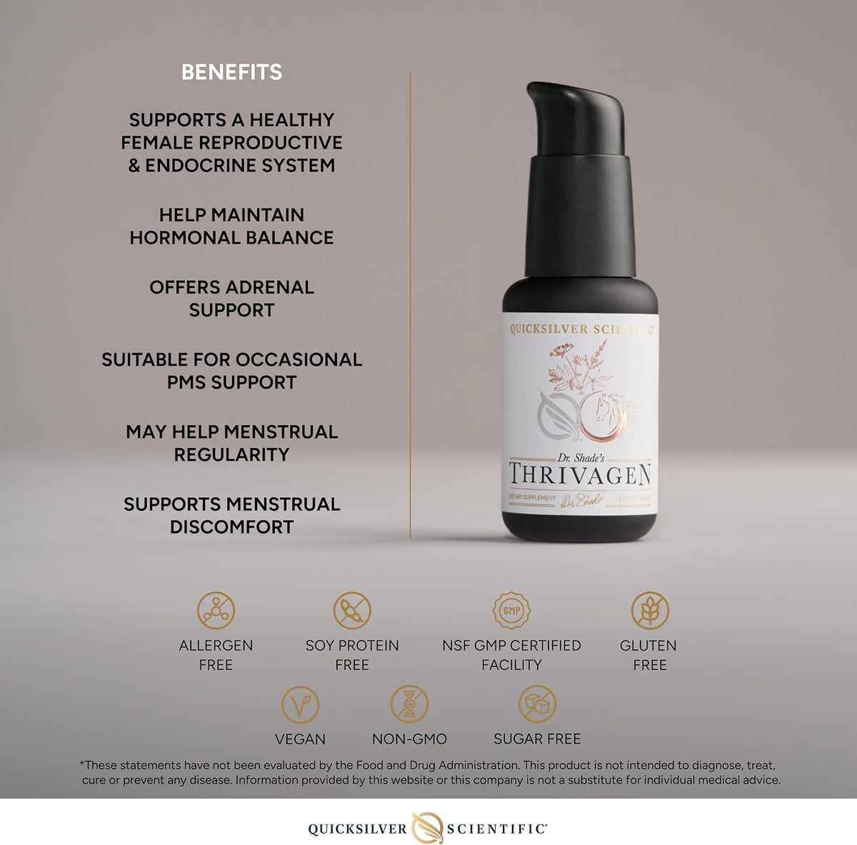 Quicksilver Scientific Thrivagen Rhodiola Maca Root Liquid - 50ml - image 4