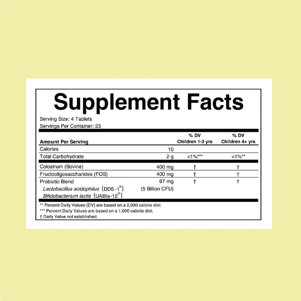 ChildLife Essentials ChildBiotics with Colostrum - 184 Tablets - image 2
