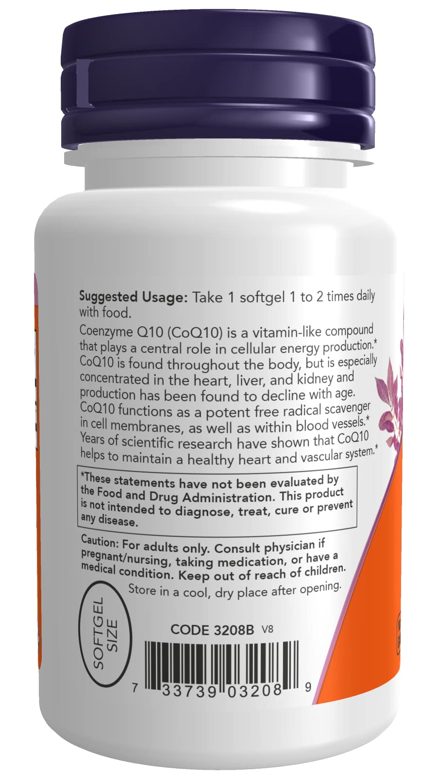 NOW Foods CoQ10 100 mg - image 3