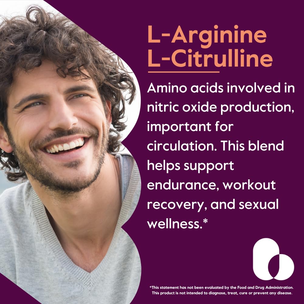 BESTVITE L-Arginine L-Citrulline 500mg/250mg Vegan - 240 Vegetarian Capsules - image 2