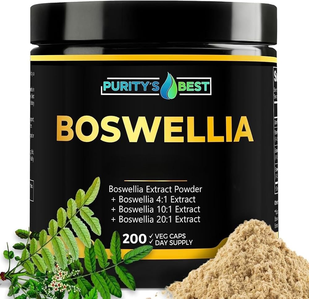 Purity's Best Boswellia Serrata Extract Immune Support - 200 Vegetarian Capsules