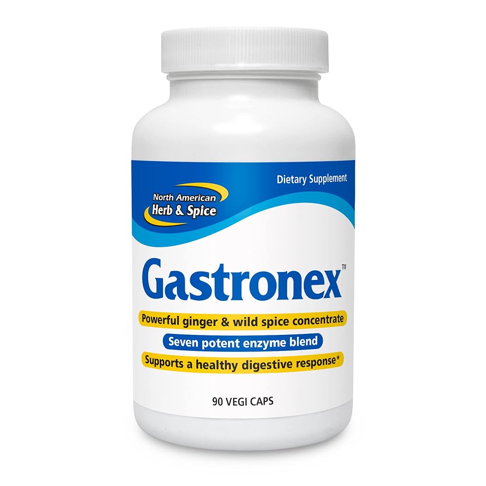 NORTH AMERICAN HERB & SPICE Gastronex Ginger Digestive Support - 90 Capsules
