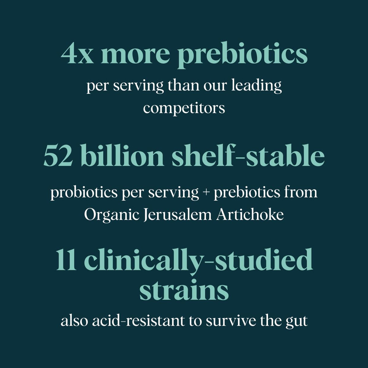 Ora Organic Probiotics with Prebiotics 52 Billion CFU - 60 Capsules - image 3