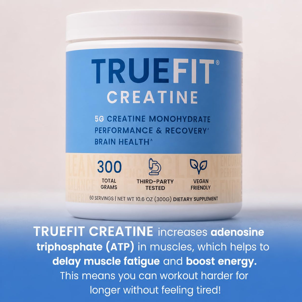 RSP Nutrition TrueFit Creatine Monohydrate Powder - 60 Servings - image 4