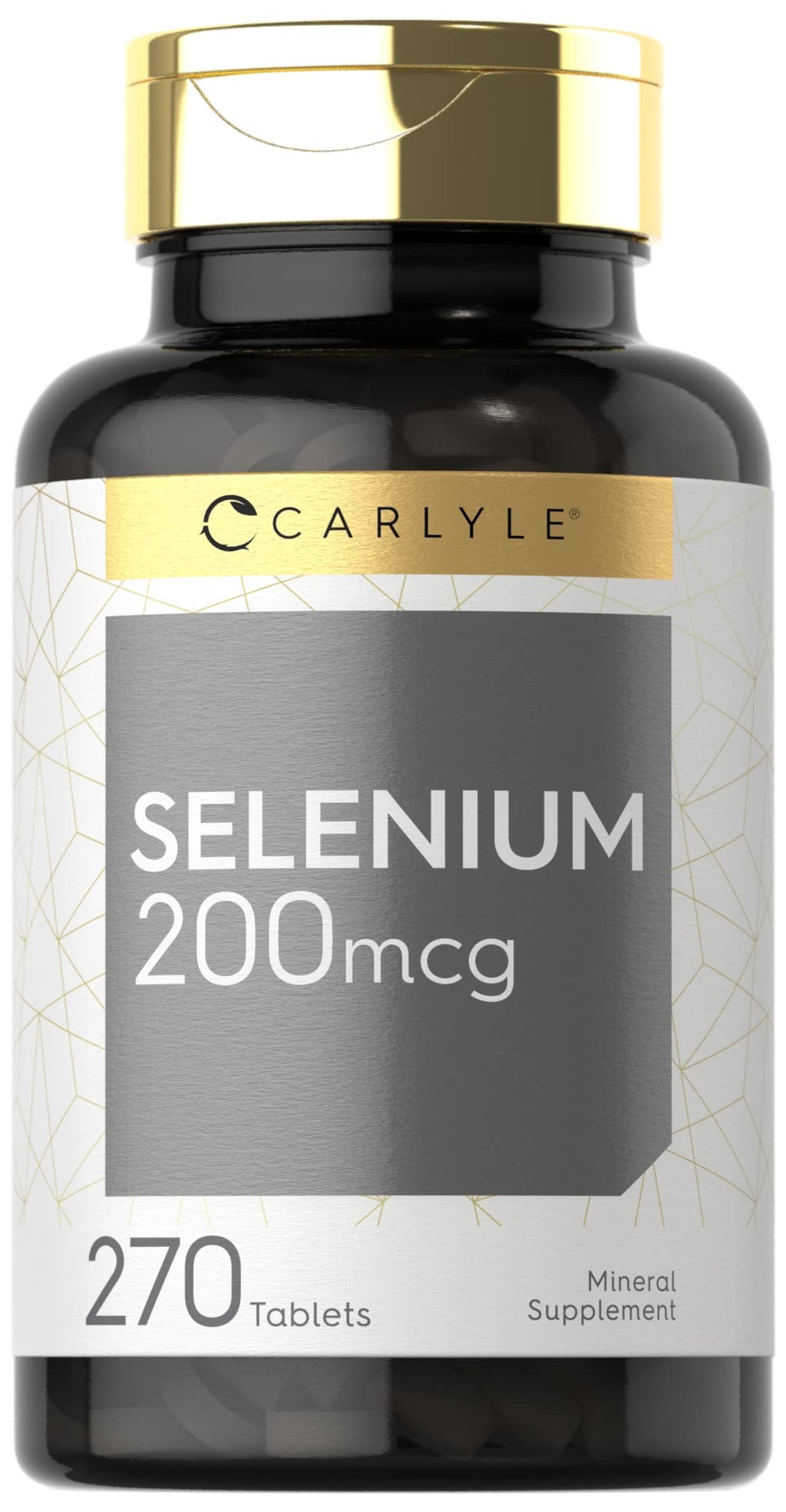 Carlyle Selenium Supplement 200 mcg - 270 Tablets