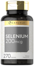 Carlyle Selenium Supplement 200 mcg - 270 Tablets