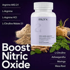 Mars by GHC Nitric Oxide Booster with L-Arginine & L-Citrulline - 60 Capsules - image 6