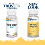 Solaray Tetra Boron 3mg - 100 Tablets - image 2