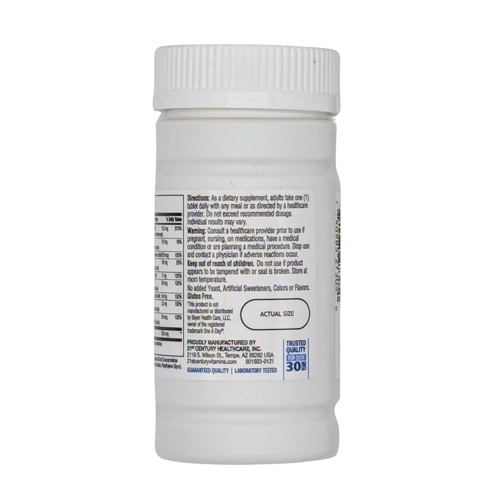 Amazon Pharmacy 21st Century One Daily Men's Multivitamin - 1 Tablets - image 3