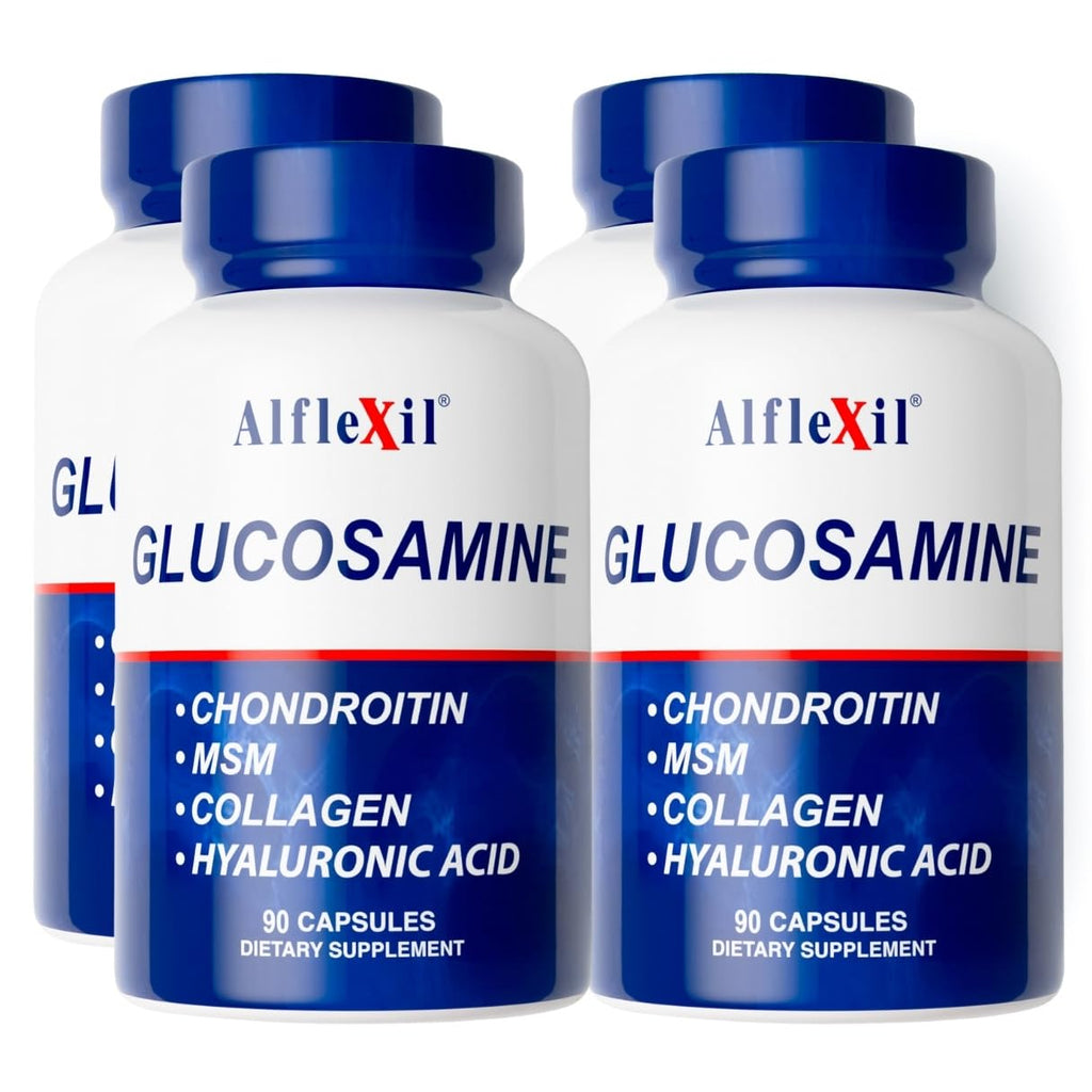 ALFLEXIL Glucosamine Plus Chondroitin Cream with MSM & Collagen