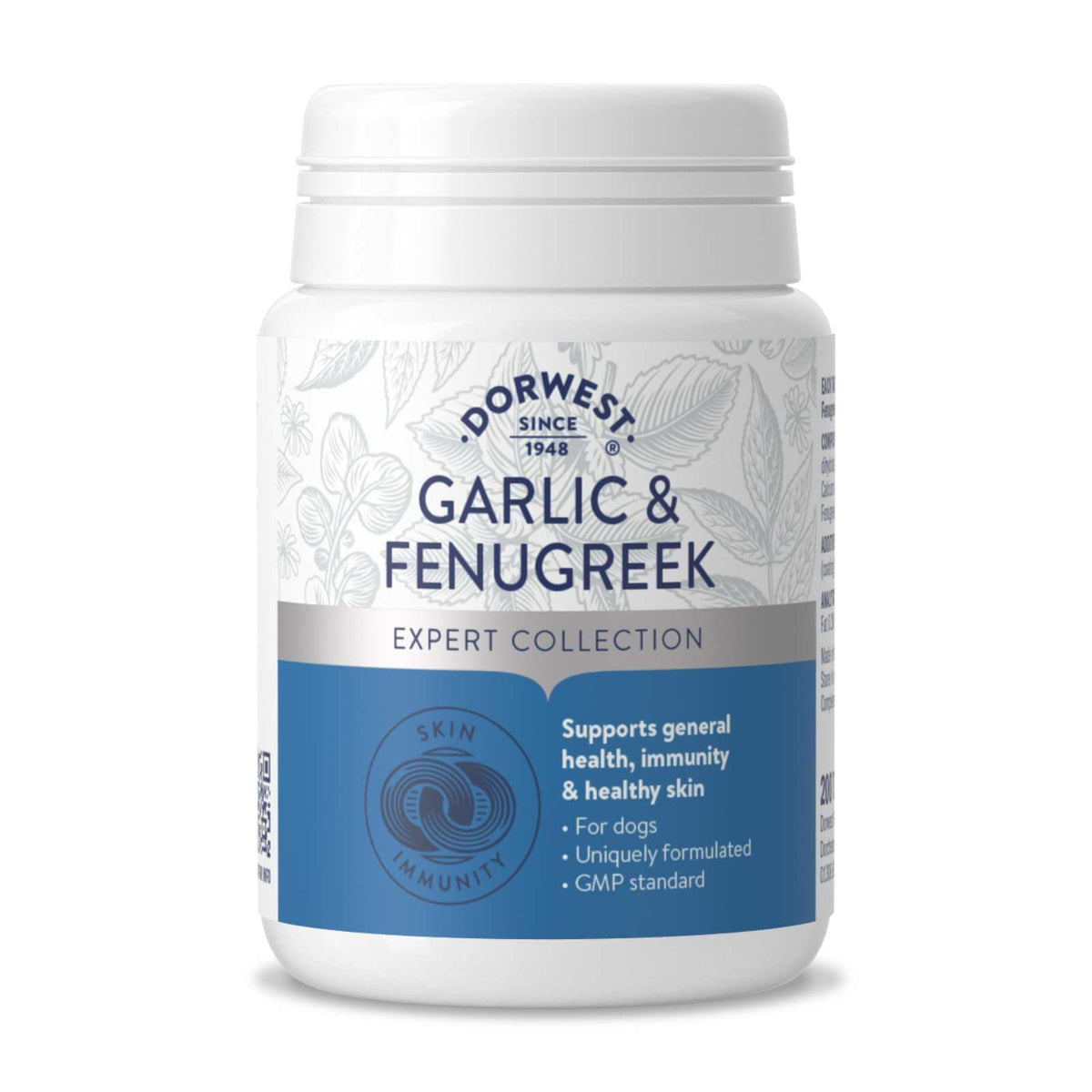 Dorwest Herbs Garlic and Fenugreek Tablets for Dogs and Cats - 200 Tablets