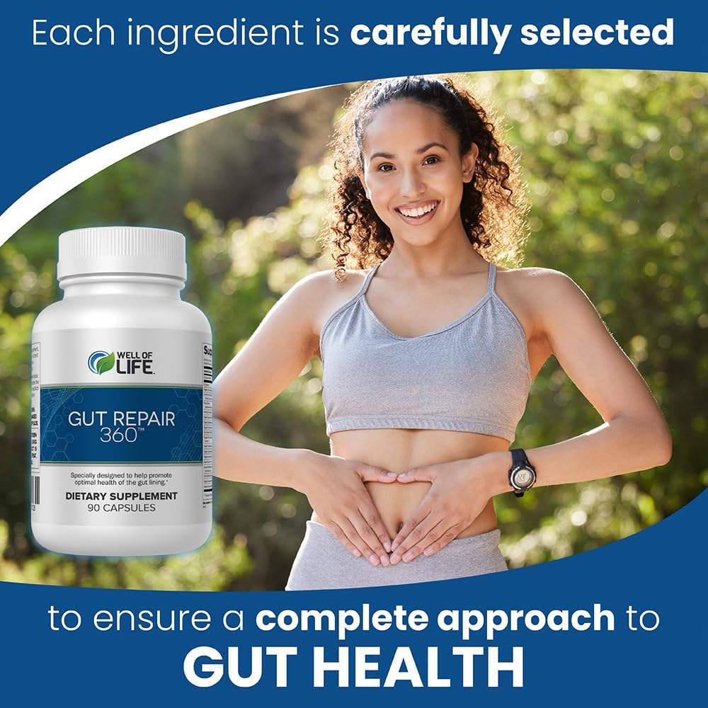 Well of Life Gut Repair Supplement Digestive Health - 90 Vegan Capsules - image 5