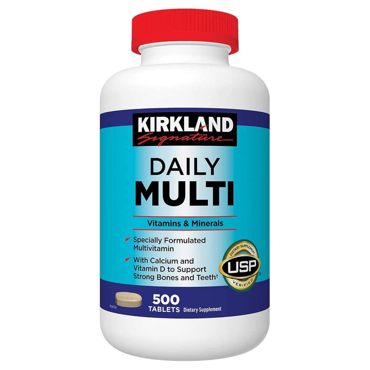 KIRKLAND Signature Daily Multi Multivitamin - 500 Tablets
