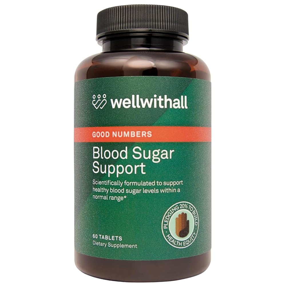 WellWithAll Glucose Metabolism & Wellness Supplement - 60 Tablets