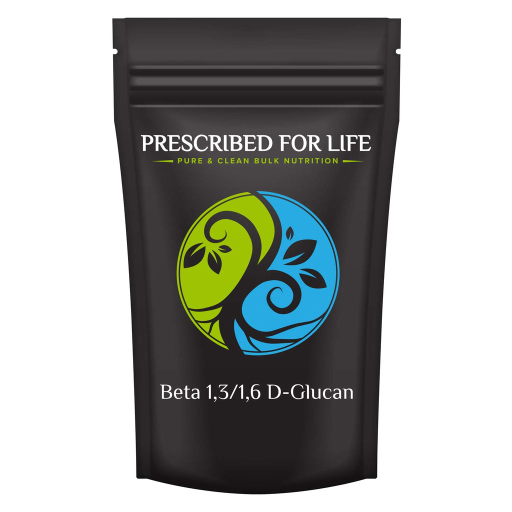Prescribed For Life Beta Glucan Powder, Vegan Beta Glucans 1,3, 1,6