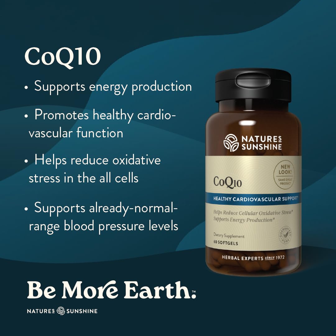 Nature's Sunshine CoQ10 Antioxidant - 60 Softgels - image 2