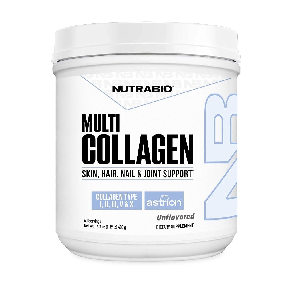 NutraBio Multi Collagen Powder- Hydrolyzed Collagen Peptides
