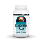 Source Naturals Pantothenic Acid Vitamin B-5 500 mg - 100 Tablets