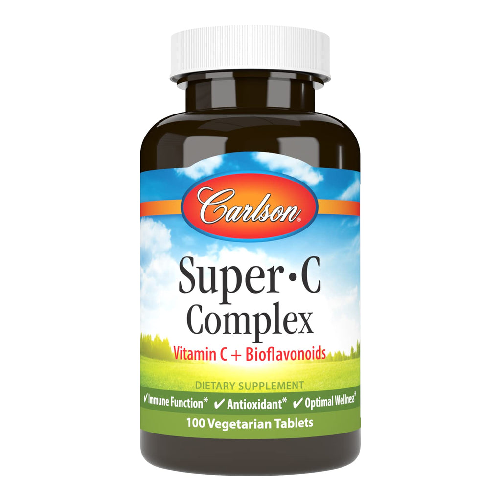 Carlson Super-C Complex 500 mg Vitamin C - 100 Tablets