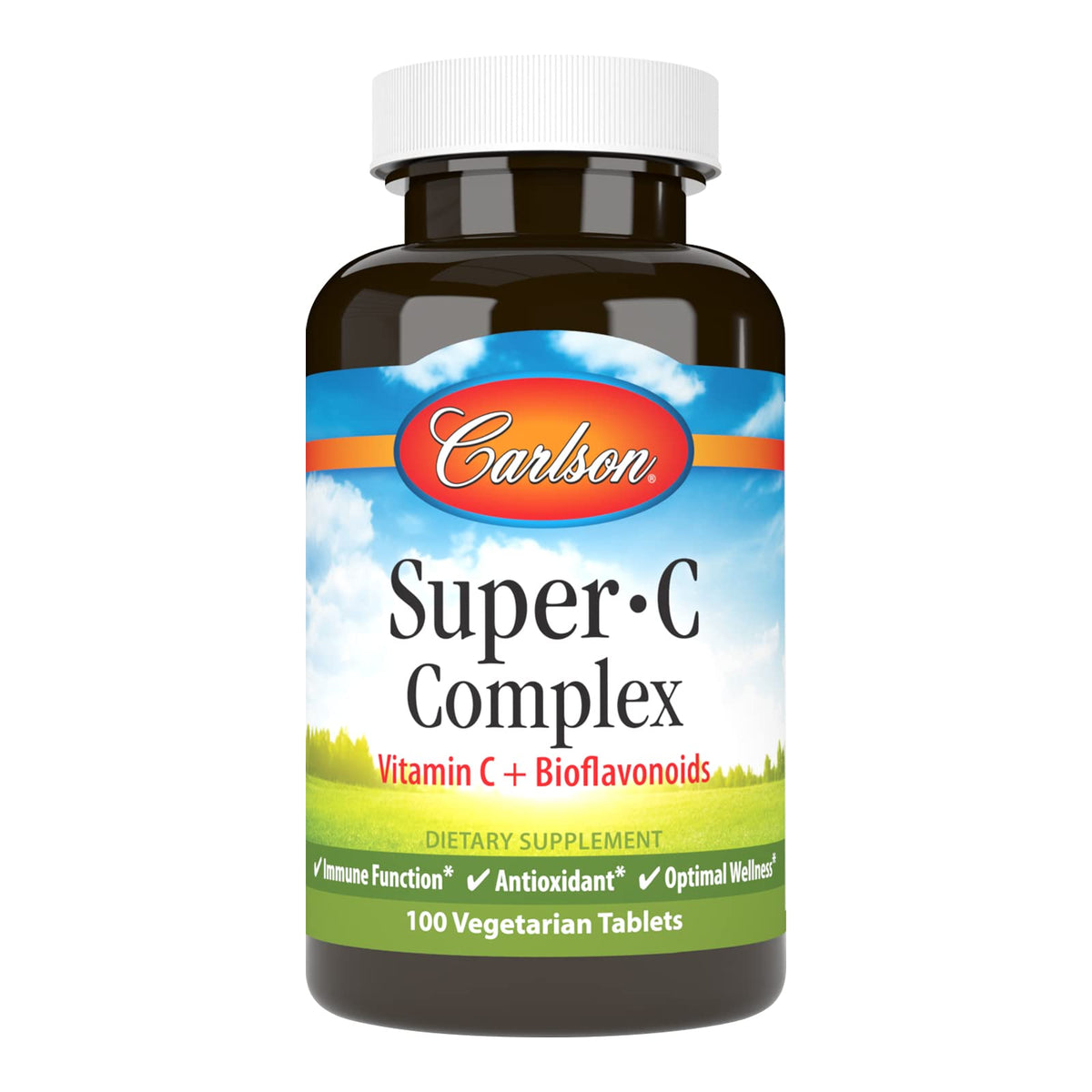 Carlson Super-C Complex 500 mg Vitamin C - 100 Tablets