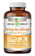 Amazing Nutrition Turmeric Curcumin & Ginger with BioPerine