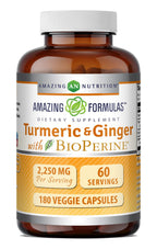 Amazing Nutrition Turmeric Curcumin & Ginger with BioPerine
