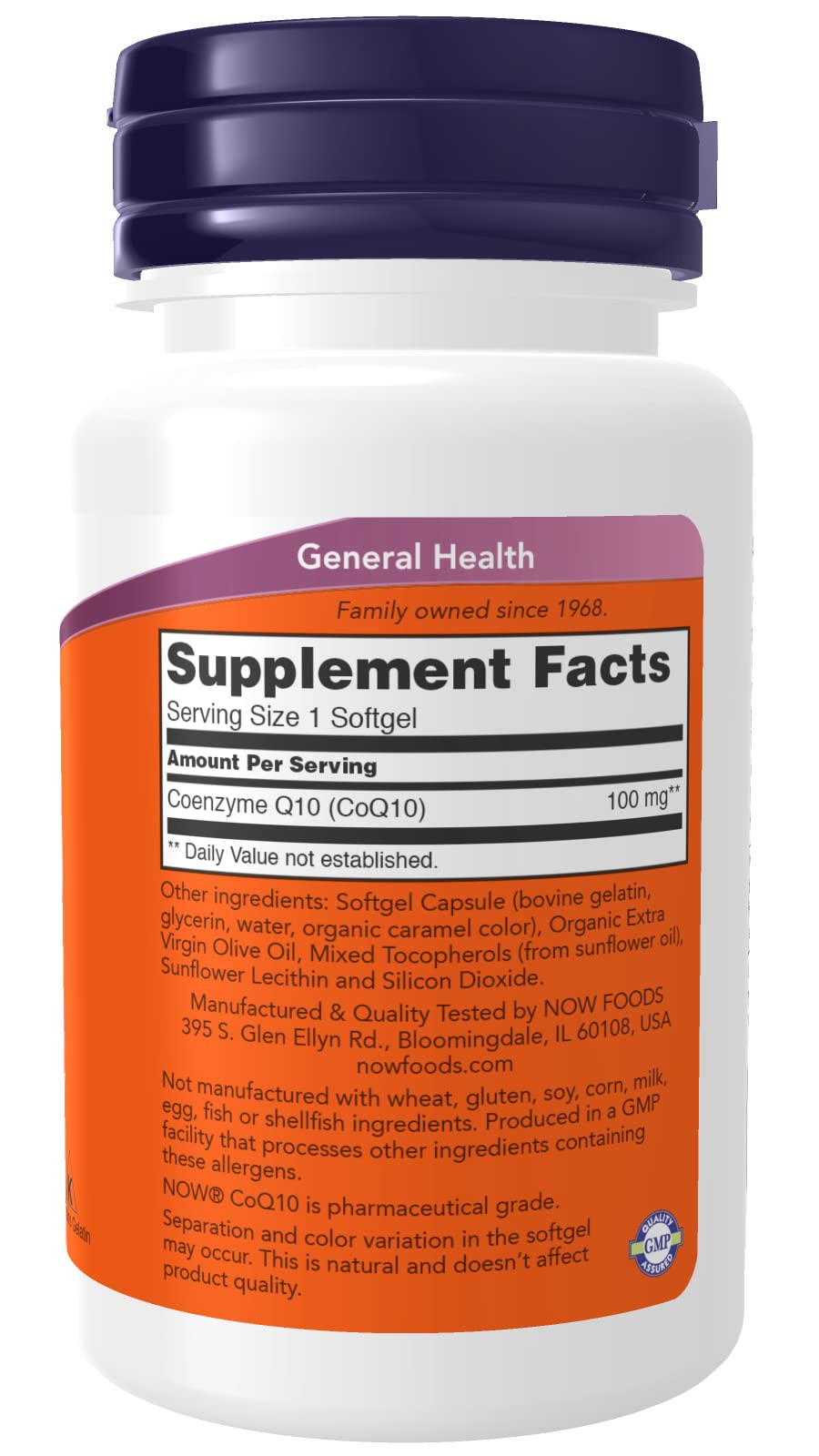 NOW Foods CoQ10 100 mg - image 2