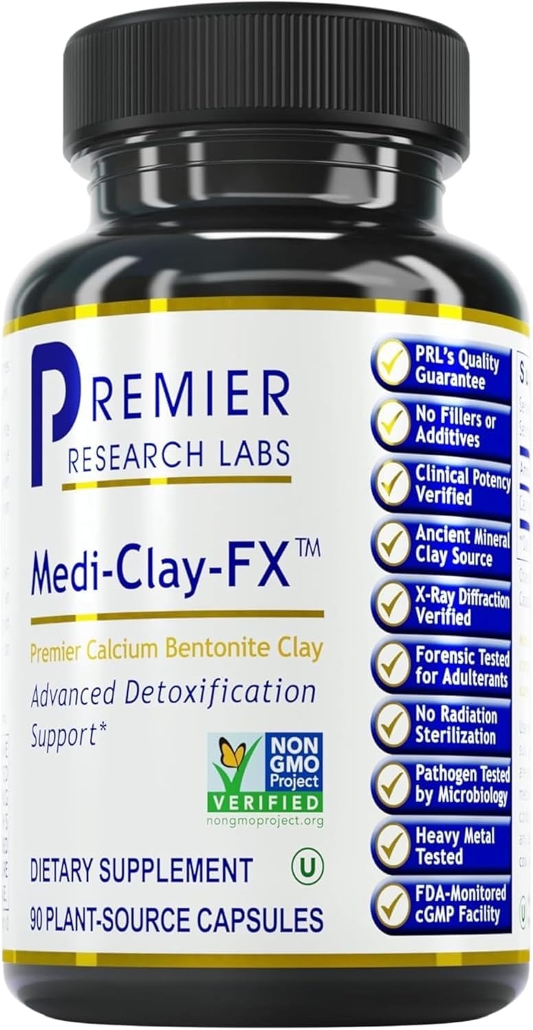 Premier Research Labs Medi-Clay-FX Bentonite Clay - 90 Capsules