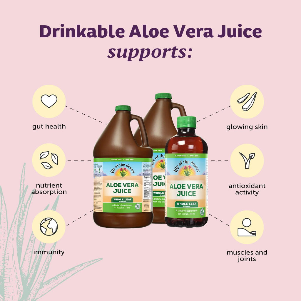 Lily of the Desert Aloe Vera Juice Whole Leaf - 32 Fl Oz - image 4