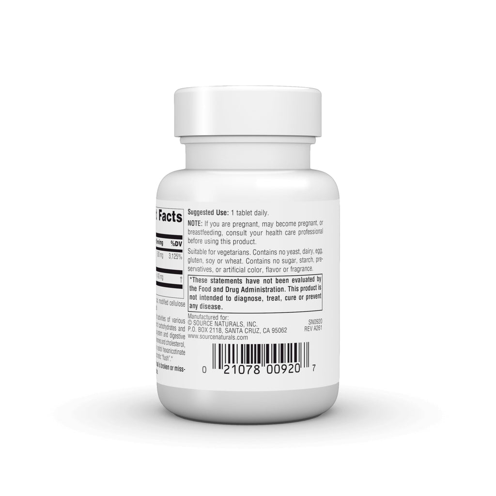 Source Naturals No-Flush Niacin B-3 500 mg - 30 Tablets - image 4