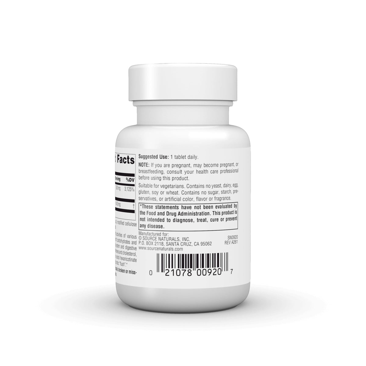 Source Naturals No-Flush Niacin B-3 500 mg - 30 Tablets - image 4