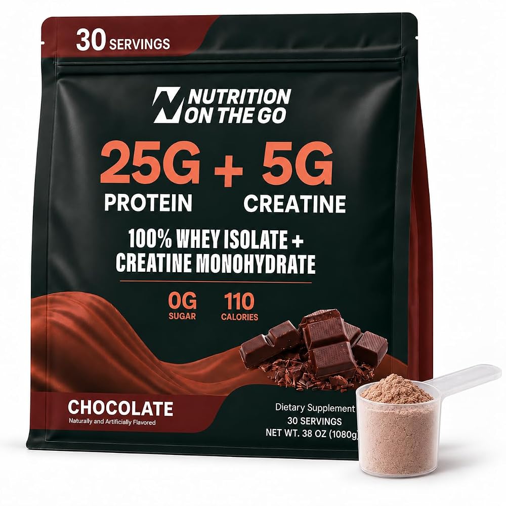 Nutrition On The Go 2-in-1 Whey Protein Isolate + Creatine Travel