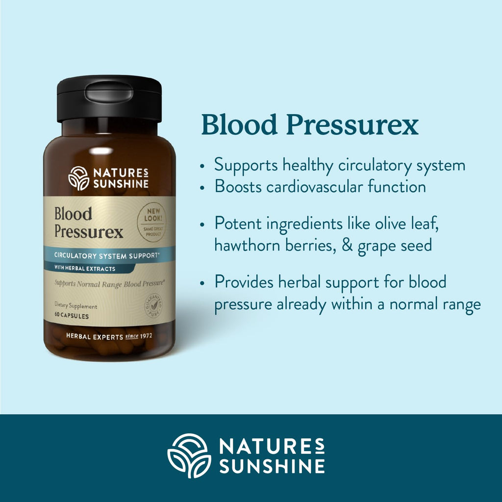 Nature's Sunshine Blood Pressurex - 60 Capsules - image 2