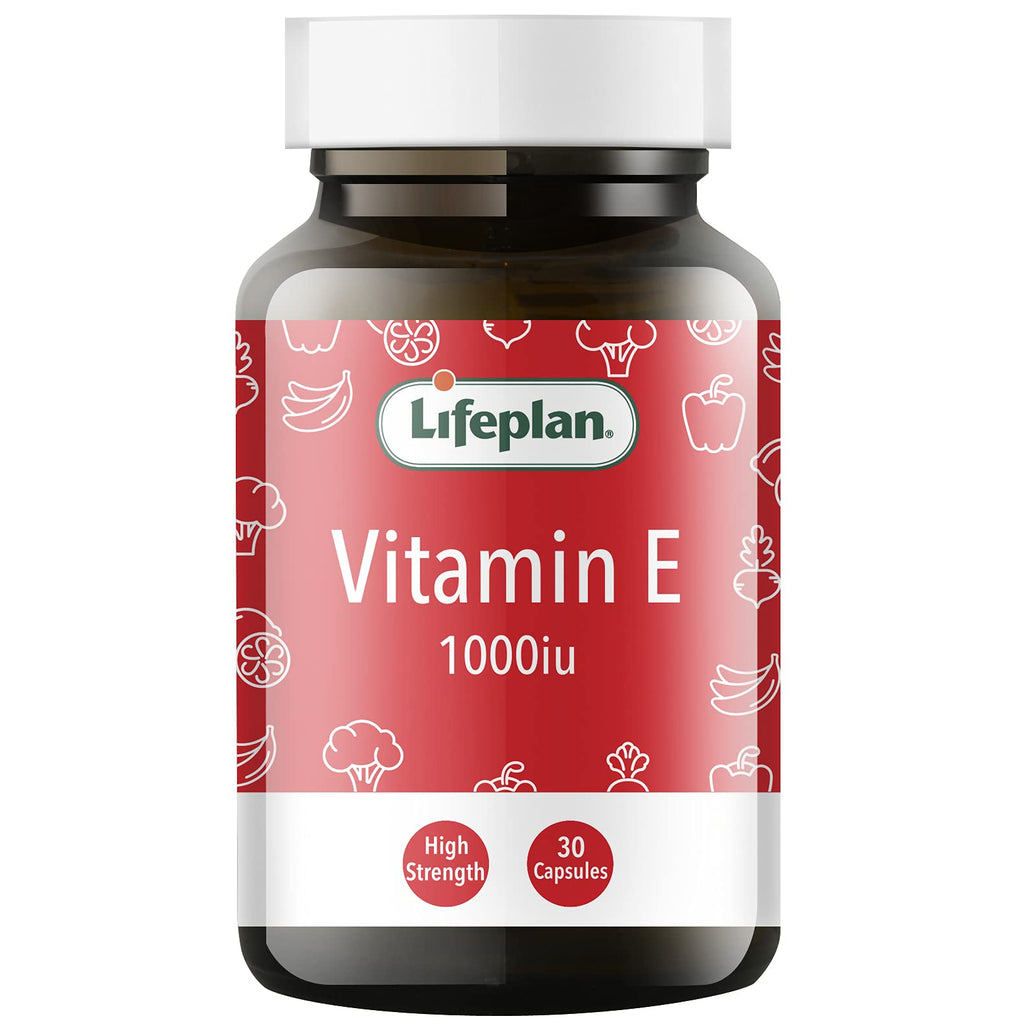 Lifeplan Vitamin E 1000 IU - 30 Capsules