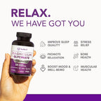 BallBuff Magnesium Glycinate 400mg Sleep Support - 90 Capsules - image 4