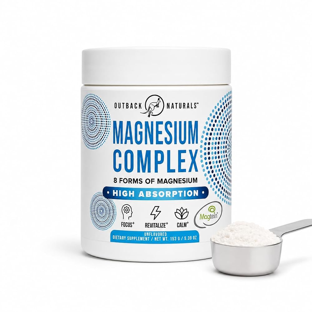 Outback Naturals Magnesium Complex Powder Brain Health - 30 Servings