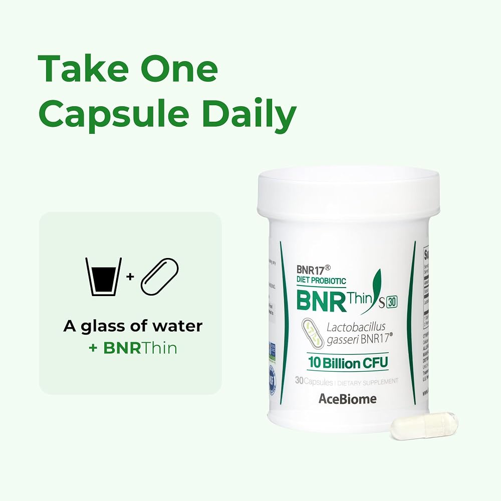 AceBiome BNRThin S30 Lactobacillus Gasseri Probiotic - 30 Capsules - image 7