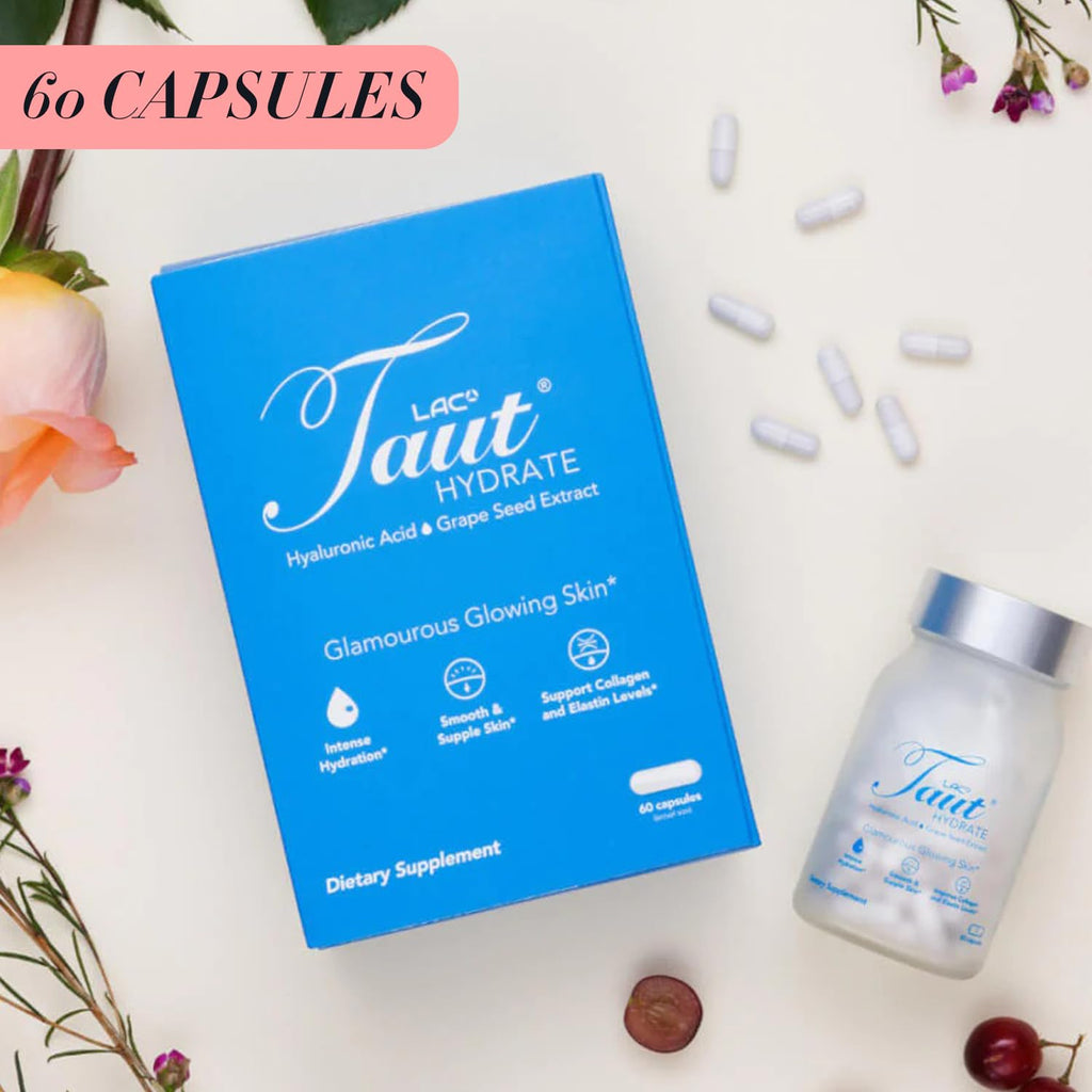 TAUT Hydrate Hyaluronic Acid Supplement 120mg - 60 Vegan Capsules - image 2