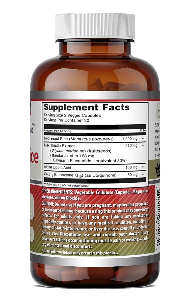 Amazing Formulas Red Yeast Rice Complex 1570 mg per Serving