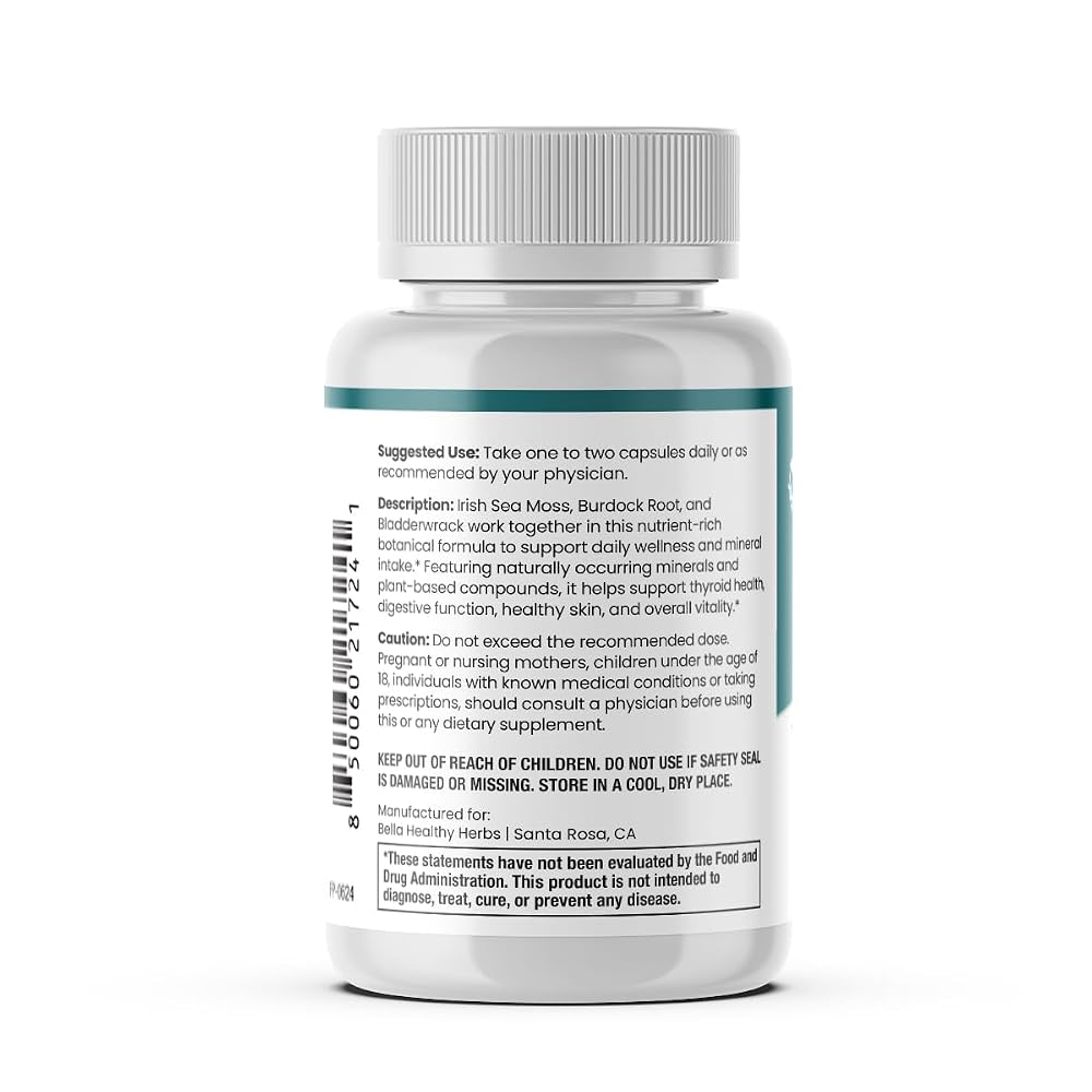 Healthy Herbs Wildcrafted Sea Moss Capsules - 120 Count - image 7