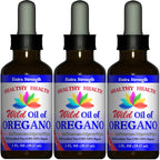 Healthy Health Oregano Oil Organic 83% Carvacrol - 3 Pack