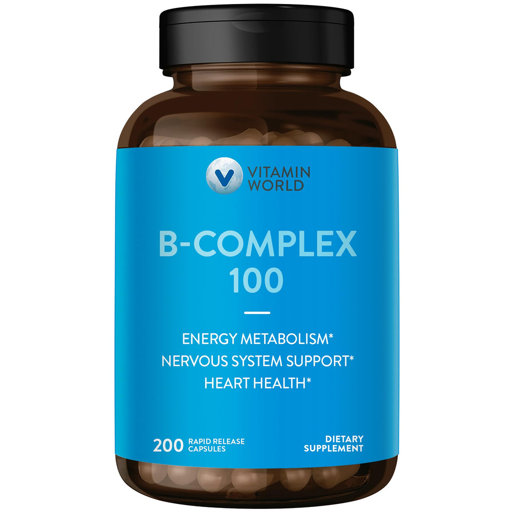 Vitamin World B-Complex 100 - 200 Capsules