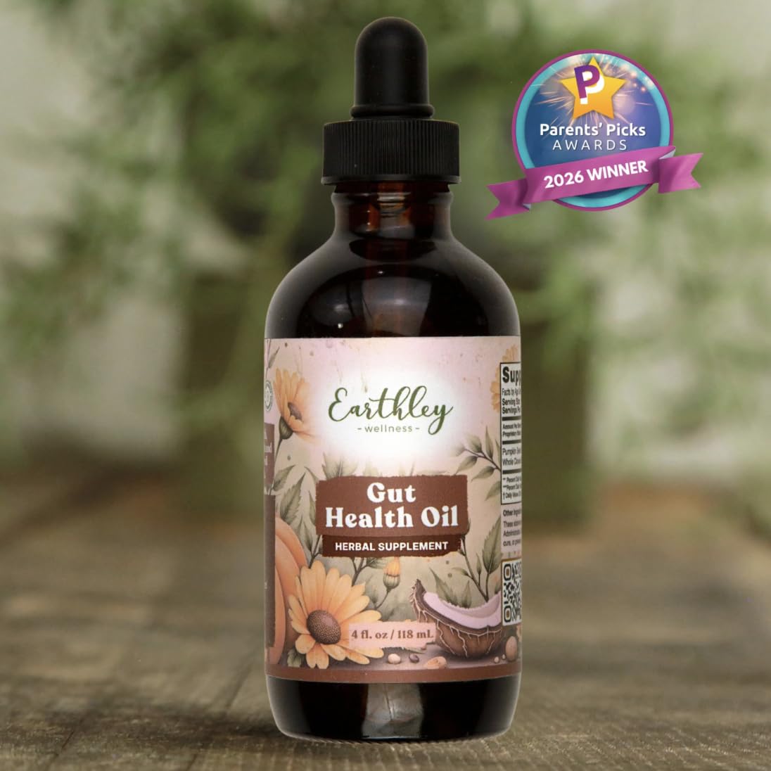 Earthley Wellness Gut Health Oil Herbal Blend - 2 Fl Oz - image 5
