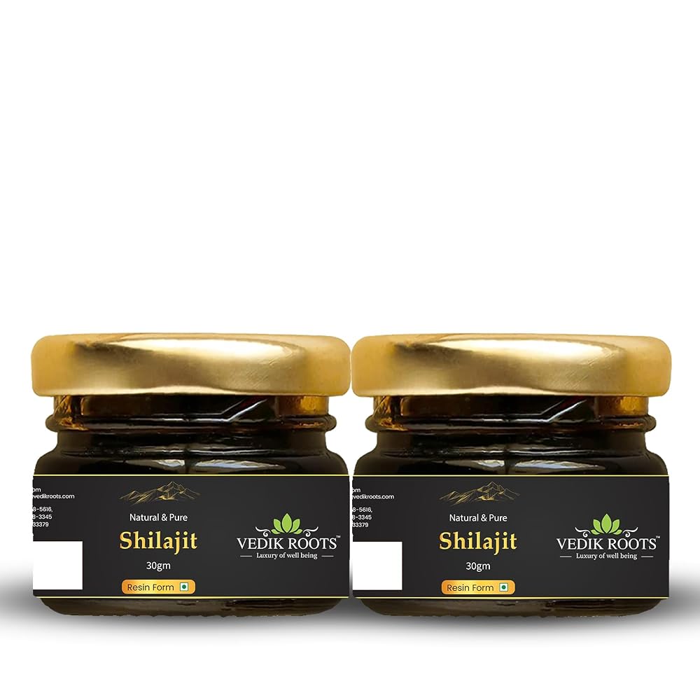 VEDIKROOTS Pure Shilajit Resin with Spoon - 2 Ounces - image 2
