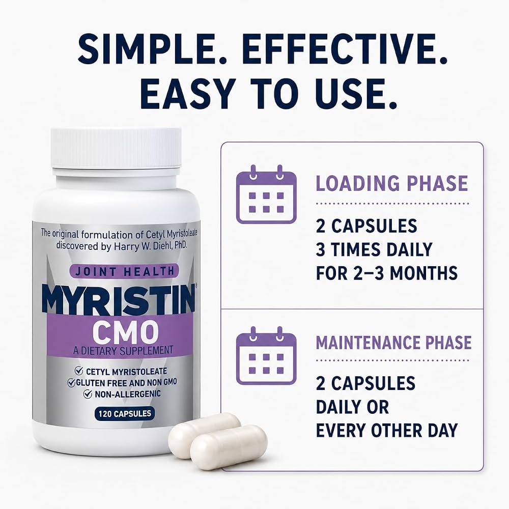 Myristin Cetyl Myristoleate (CMO) Capsules - 60 Capsules - image 4