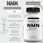 Research Labs Advanced NMN Resveratrol Betaine Supplement.
