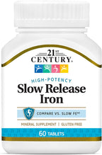 21st Century Slow Release Iron Tablets - 120 Tablets (Pack of 2)
