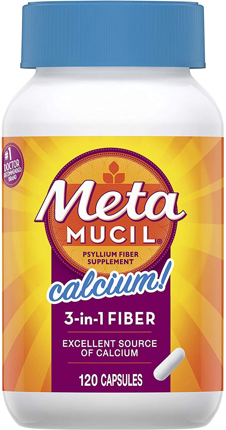 Metamucil Psyllium Husk Capsules - 120 Capsules